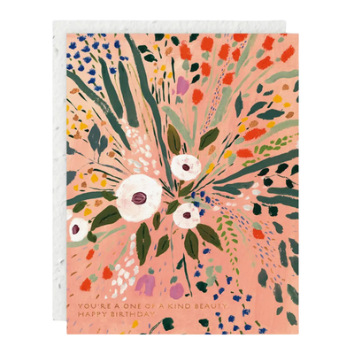 Bursting Flowers Card