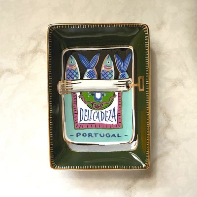Sardines Porcealin Trinket Dish