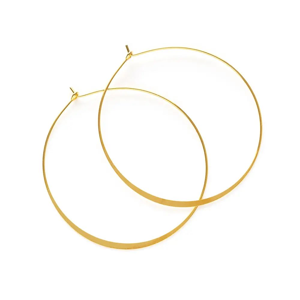 2&quot; Classic Hoop Earrings - Gold