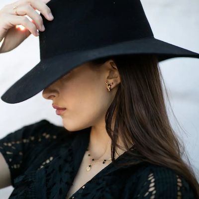 Steer Skull Stud Earrings - Silver