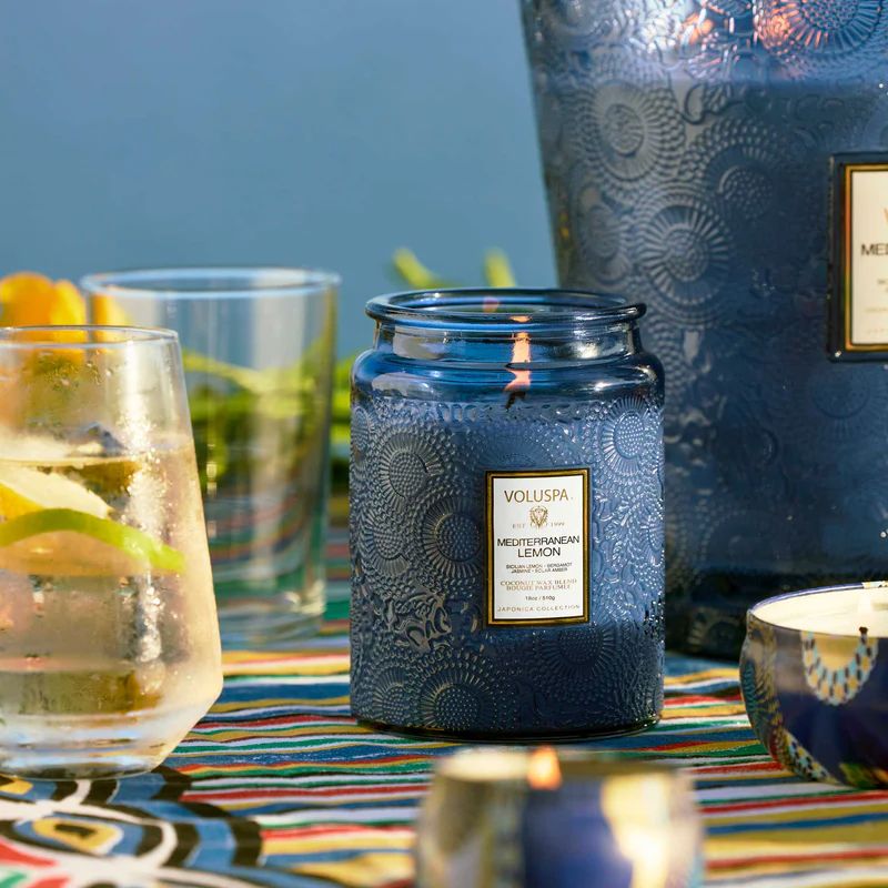 Mediterranean Lemon Large Jar Candle - 18oz