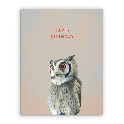 Owl Birthday Card