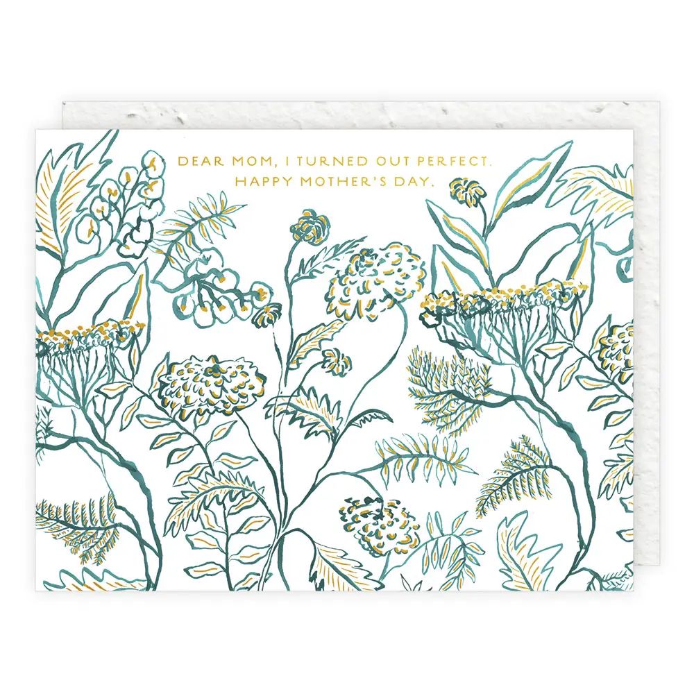 Whimsical Floral Mother&#39;s Day Card