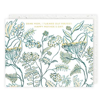 Whimsical Floral Mother&#39;s Day Card