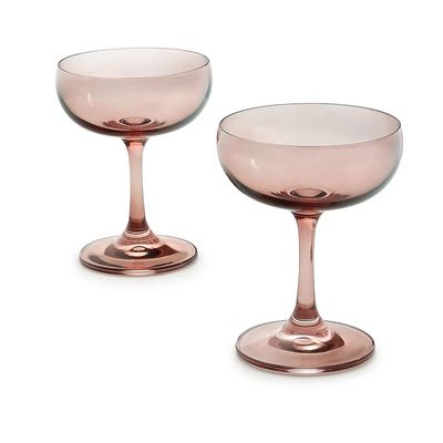 Veneto Coupe Glasses Rosewood - Set of 2