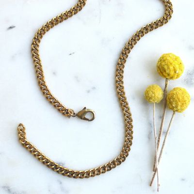 Roxy Curb Chain Necklace