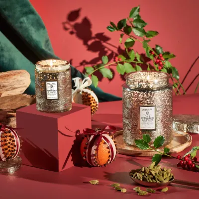 Gilt Pomander Large Jar Candle - 18oz