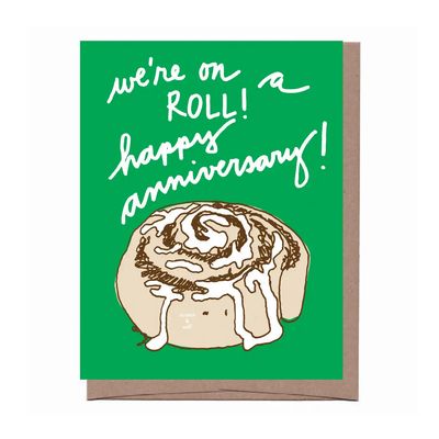 Scratch &amp; Sniff Cinnamon Roll Anniversary Card
