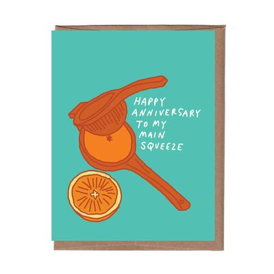 Scratch &amp; Sniff Main Squeeze Anniversary Card