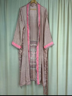 Recycled Silk Long Robe No. 1