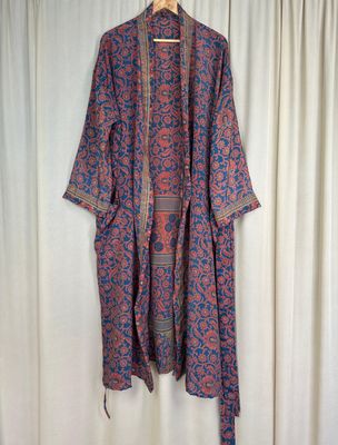 Recycled Silk Long Robe No. 2
