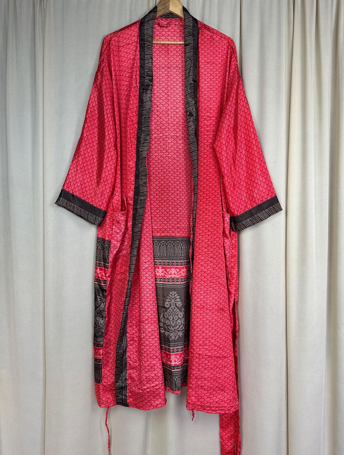 Recycled Silk Long Robe No. 19