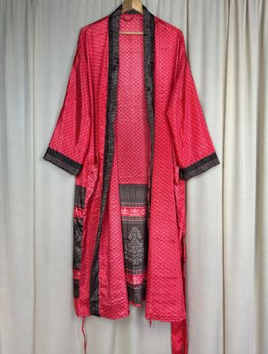 Recycled Silk Long Robe No. 19
