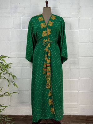 Recycled Silk Long Robe No. 9