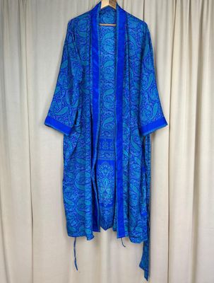 Recycled Silk Long Robe No. 24