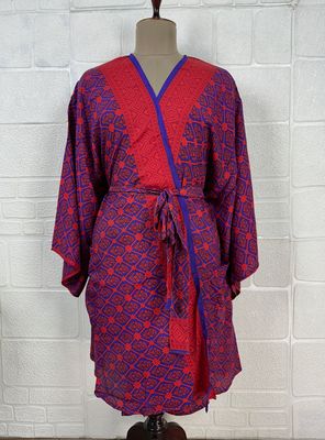 Recycled Silk Short Robe No. 1