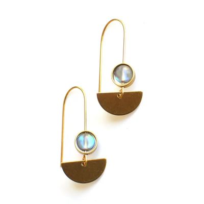 Half Moon Earring