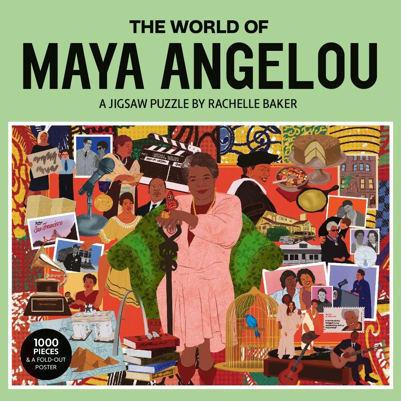 The World of Maya Angelou 1000 Piece Puzzle