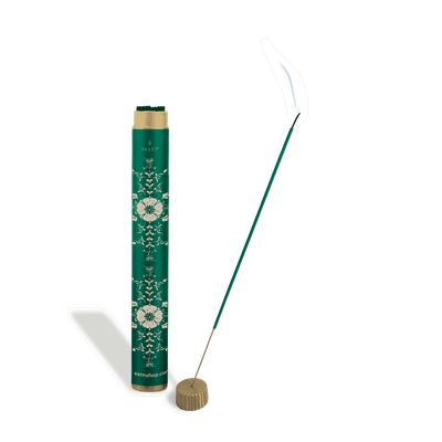 Gilded Incense w/ Brass Holder, Velvet Pear