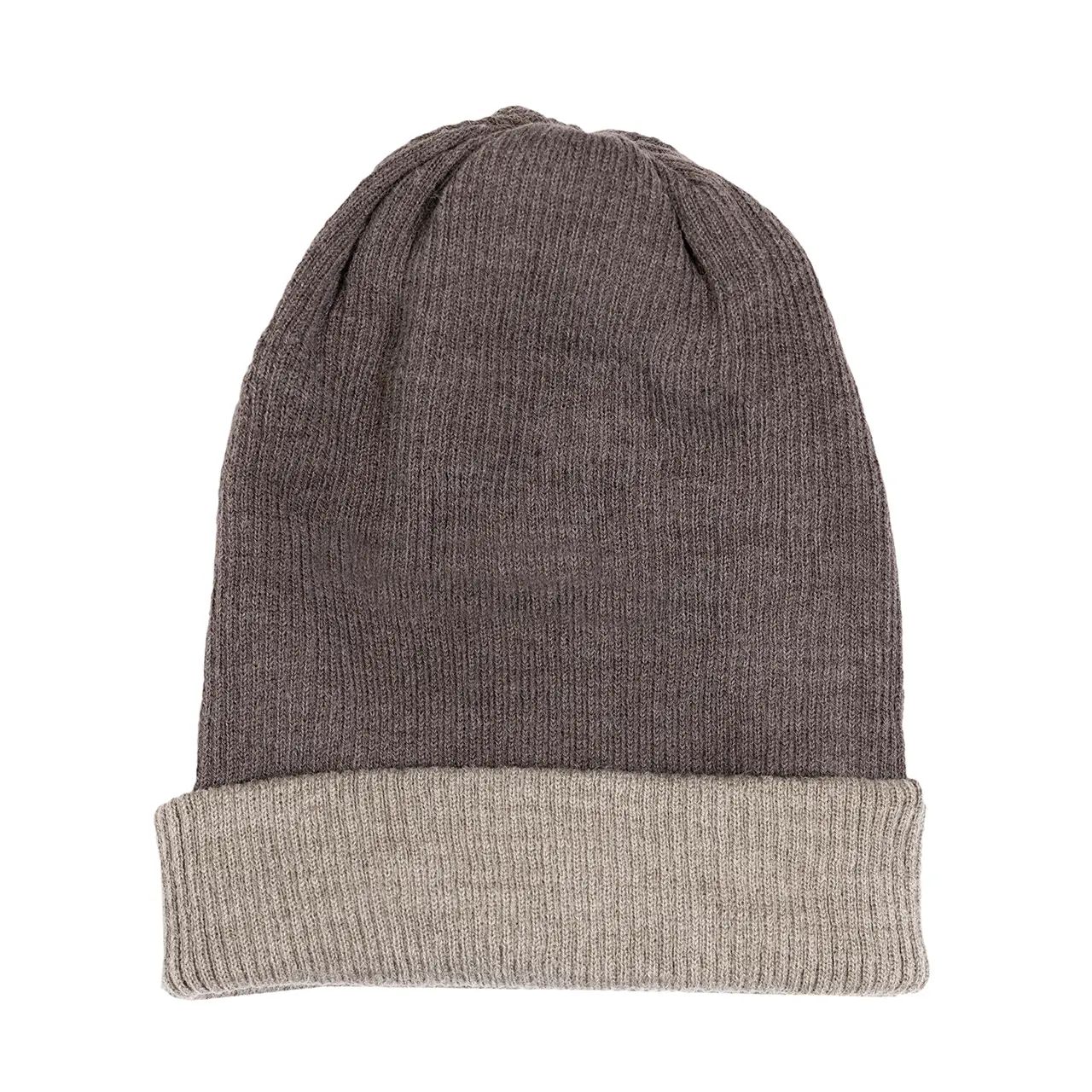 Reversible Ribbed Beanie, Tierra