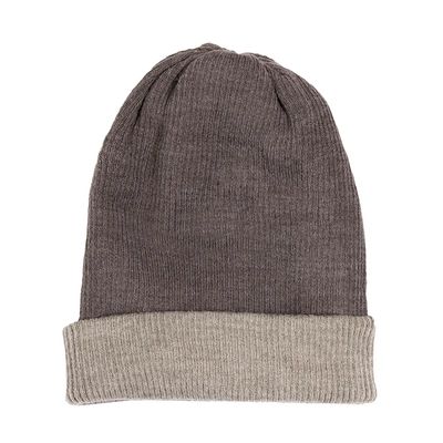 Reversible Ribbed Beanie, Tierra