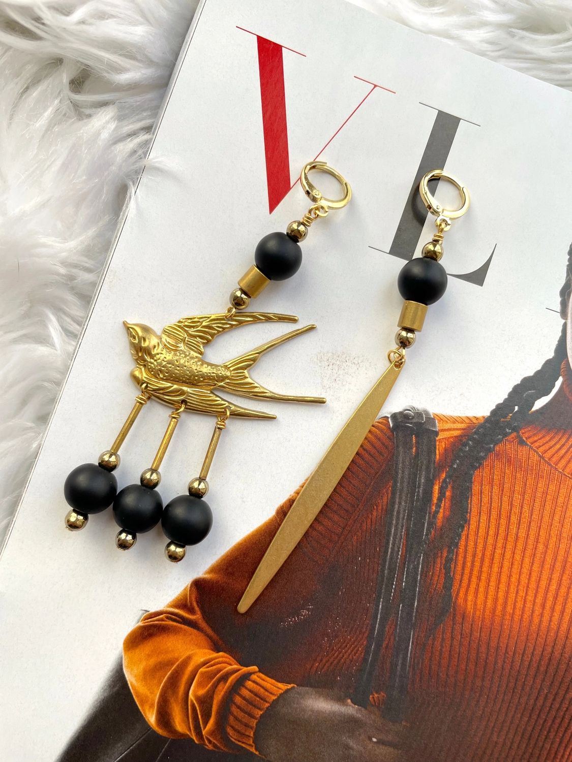 The Lena Earring, Mismatch Bird