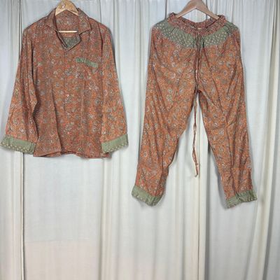 Upcycled Silk PJ Set No. 2 - S/M