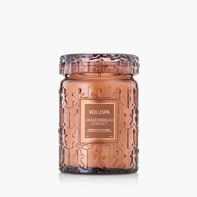 Gingerbread Chalet Large Jar Candle -18oz