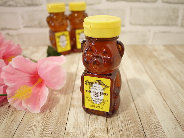Hawaii honey in bear bottle (Christmas Berry / 8oz)