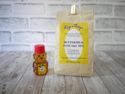 Honey set (1 x 2oz honey bears & 1 x 8oz pancake mix)