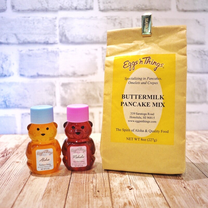 Happy set (2 x 2oz honey bears & 1 8oz pancake mix)