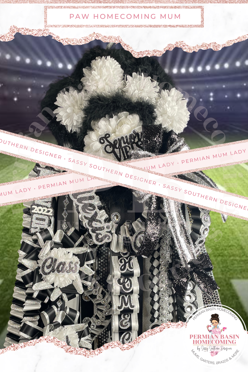 Paw Homecoming Mum Paw Homecoming Mum
