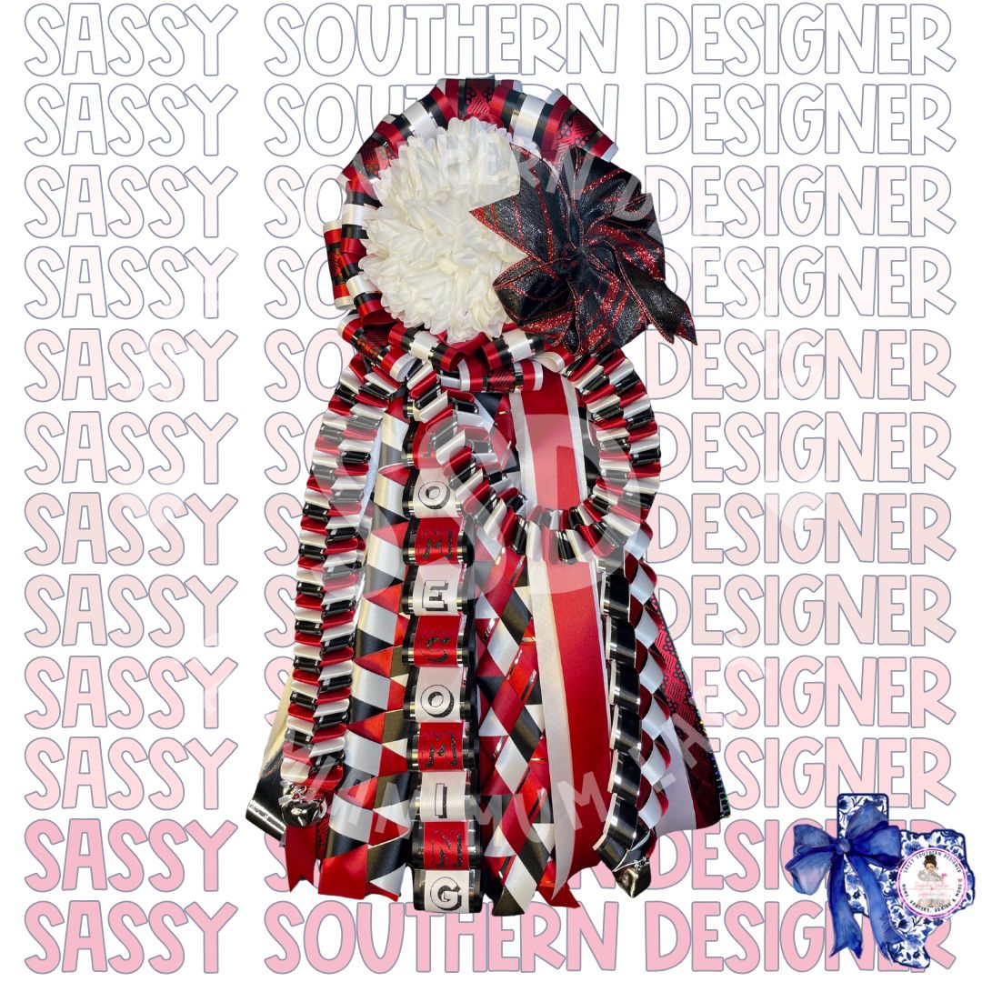 Red, White &amp; Black Signature Garter (47EOG)