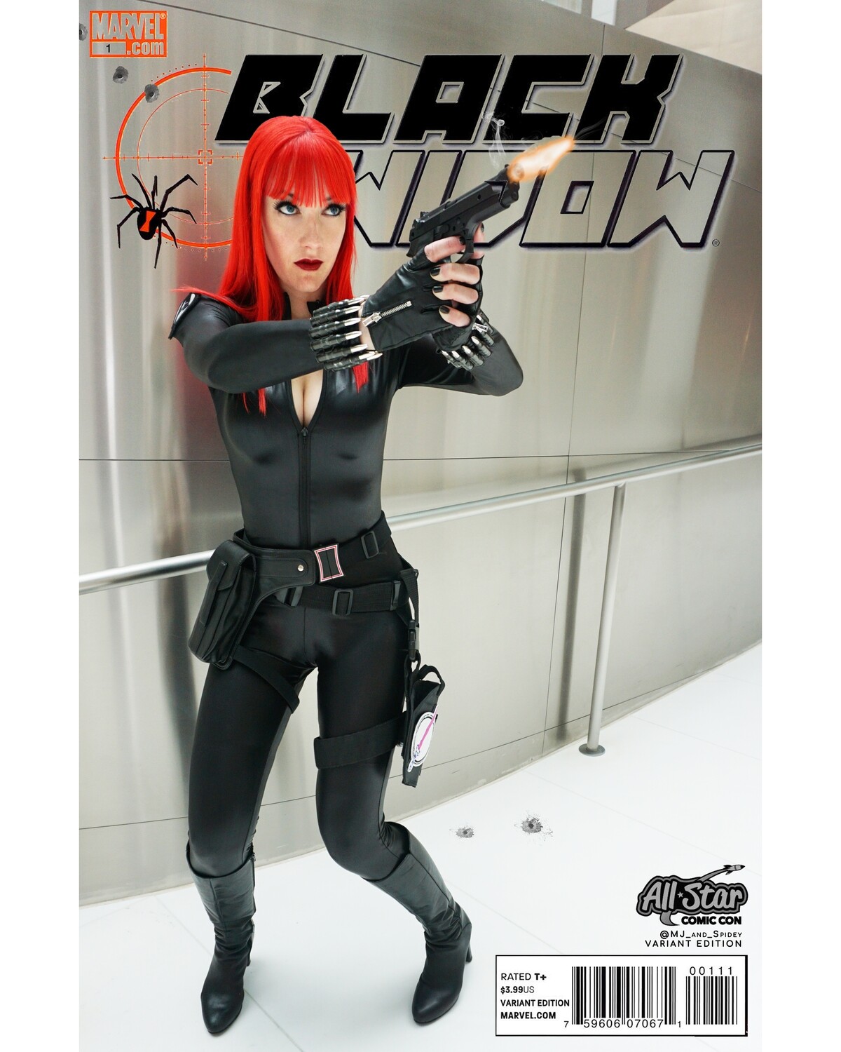 Marvel - Avengers - Black Widow 8B - All Star Variant - Digital Cosplay Image (@MJ_and_Spidey, MJ and Spidey, Comics)