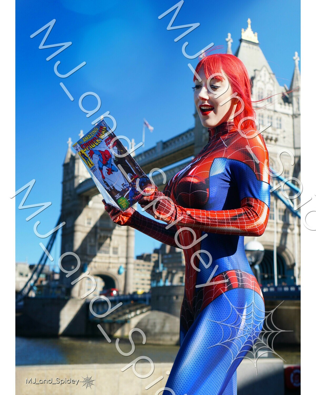 Marvel - Spider-Man - Mary Jane Watson - Classic Spider-Suit - UK 1 - Cosplay Print (@MJ_and_Spidey, MJ and Spidey, Comics)