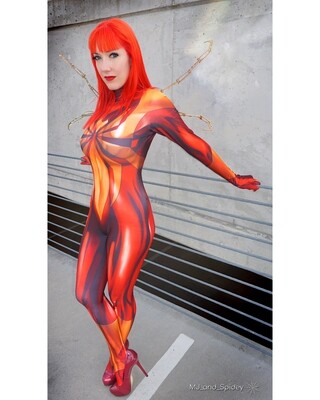 Marvel - Spider-Man - Mary Jane Watson - Iron Spider No. 2 - Digital Cosplay Image (@MJ_and_Spidey, MJ and Spidey, Comics)