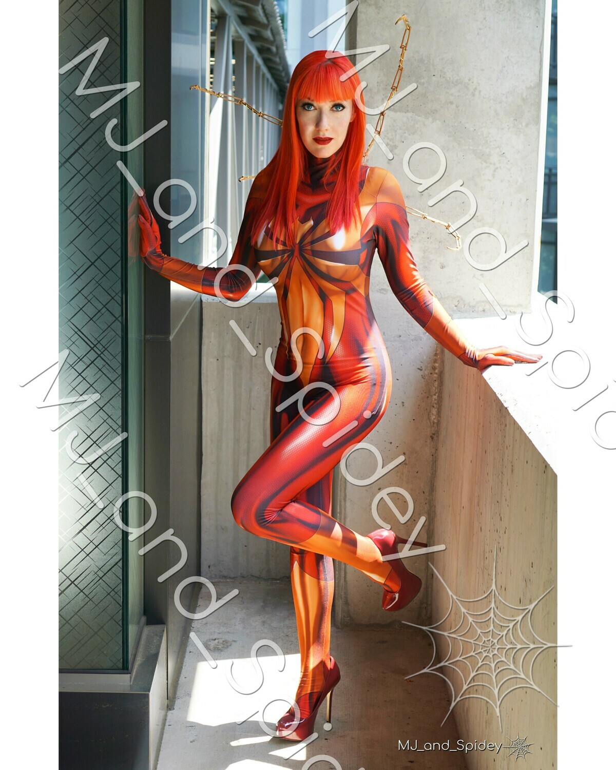 Marvel - Spider-Man - Mary Jane Watson - Iron Spider 1 - Digital Cosplay Image (@MJ_and_Spidey, MJ and Spidey, Comics)