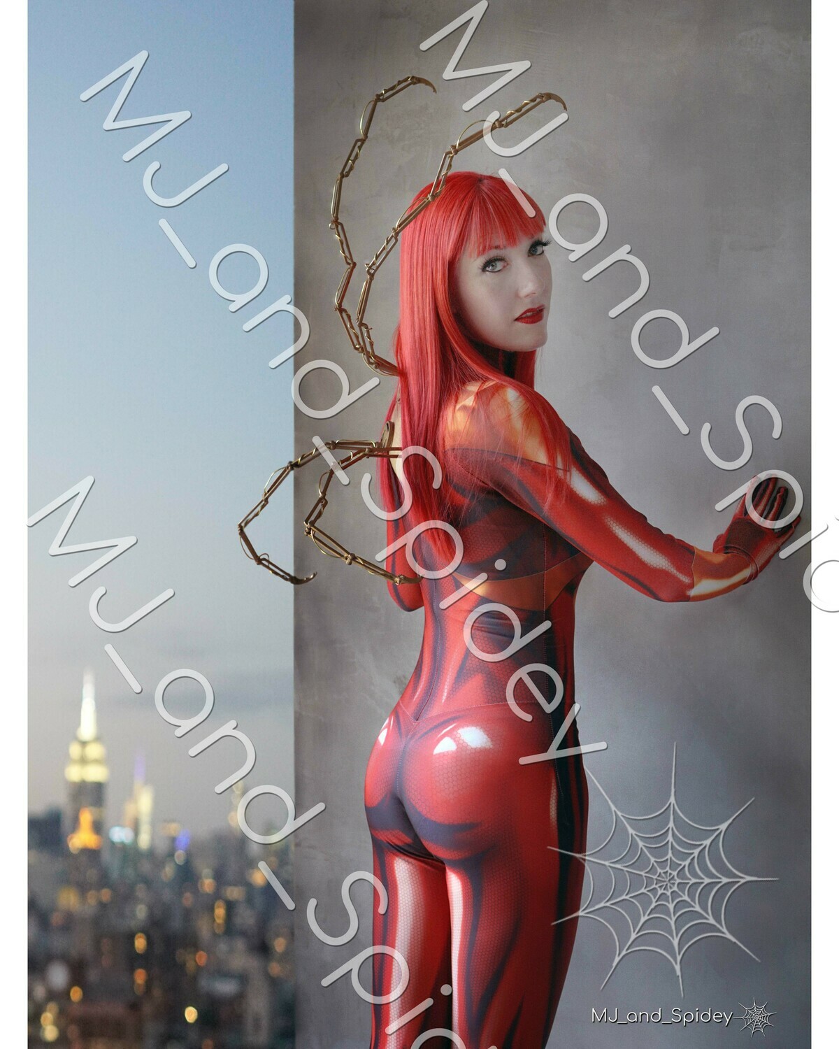 Marvel - Spider-Man - Mary Jane Watson - Iron Spider 4 - Digital Cosplay Image (@MJ_and_Spidey, MJ and Spidey, Comics)