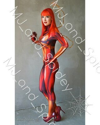 Marvel - Spider-Man - Mary Jane Watson - Iron Spider No. 3 - 8x10 Cosplay Print (@MJ_and_Spidey, MJ and Spidey, Comics)