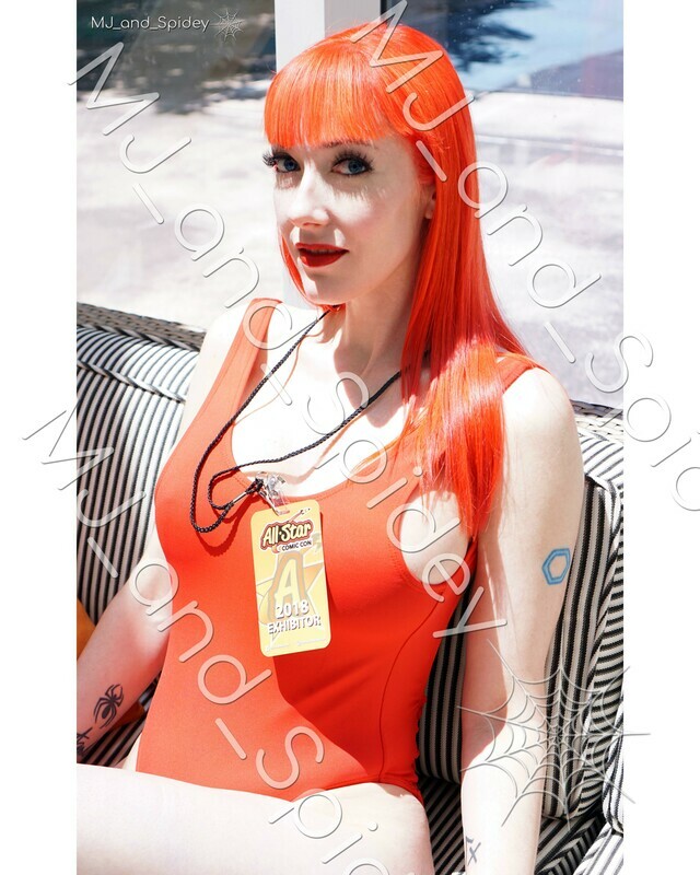 Marvel - Spider-Man - Mary Jane Watson - Swimsuit 1 - Digital Cosplay Image (@MJ_and_Spidey, MJ and Spidey, Comics)