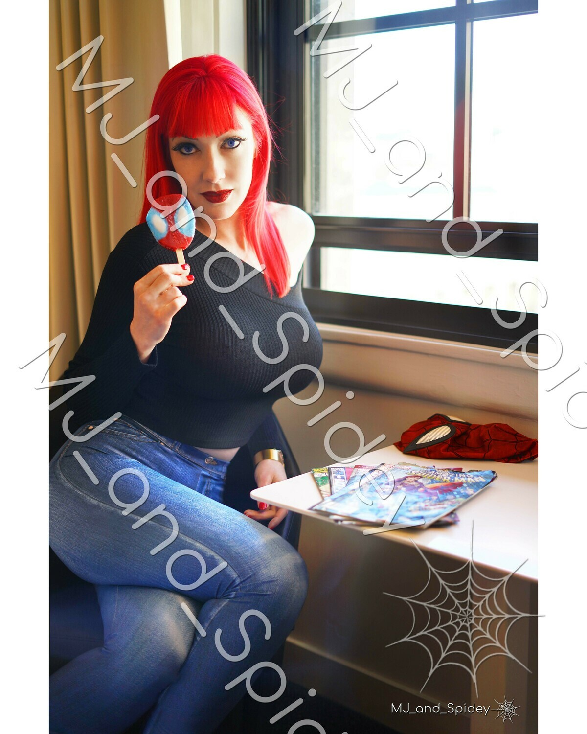 Marvel - Spider-Man - Mary Jane Watson - Popsicle 1 -  Cosplay Print (@MJ_and_Spidey, MJ and Spidey, Comics)