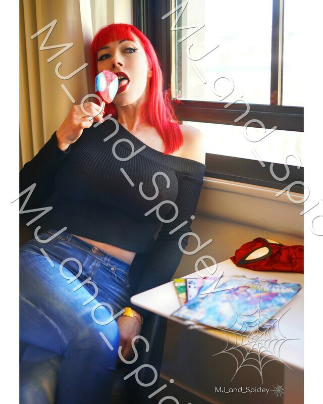 Marvel - Spider-Man - Mary Jane Watson - Popsicle 3 - Digital Cosplay Image (@MJ_and_Spidey, MJ and Spidey, Comics)