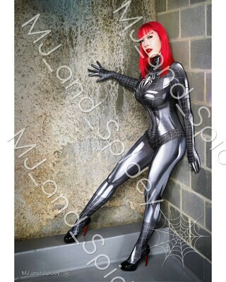 Marvel - Spider-Man - Mary Jane Watson - Symbiote Spider-Suit 1 - Digital Cosplay Image (@MJ_and_Spidey, MJ and Spidey, Comics)