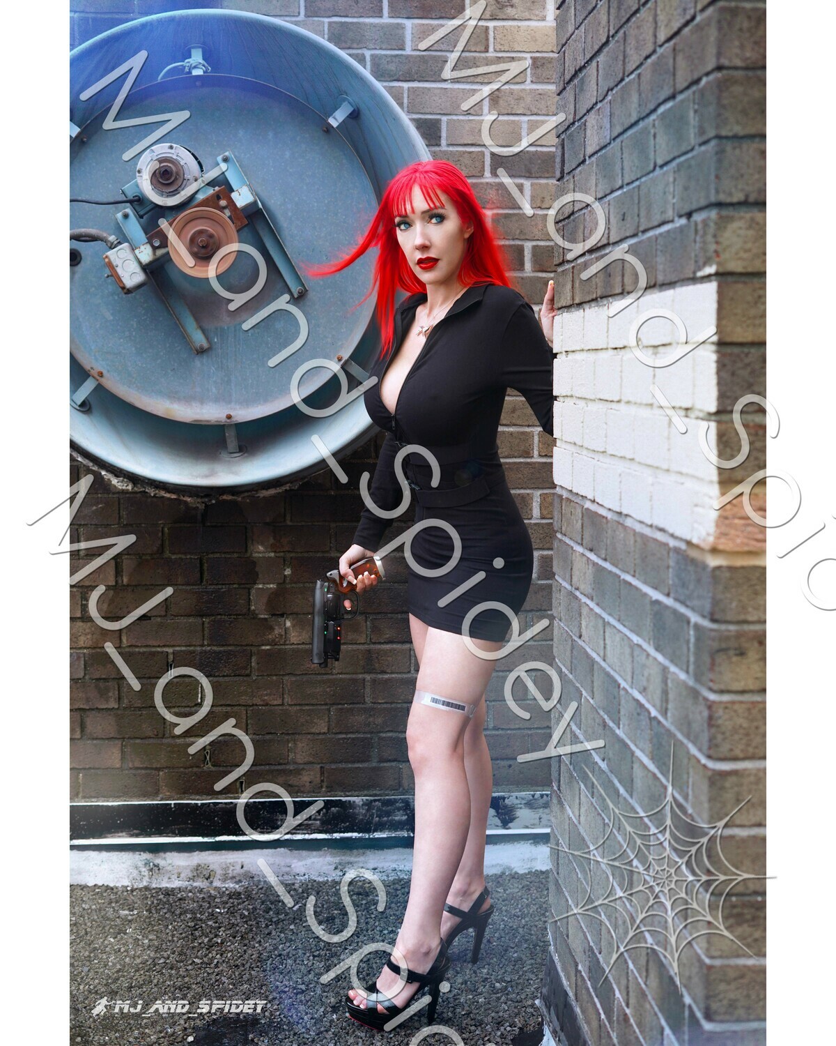 Cyberpunk - Mary Jane Watson - Replicant - No. 1 - Digital Cosplay Image (@MJ_and_Spidey, Sci Fi, Science Fiction, Blade Runner)
