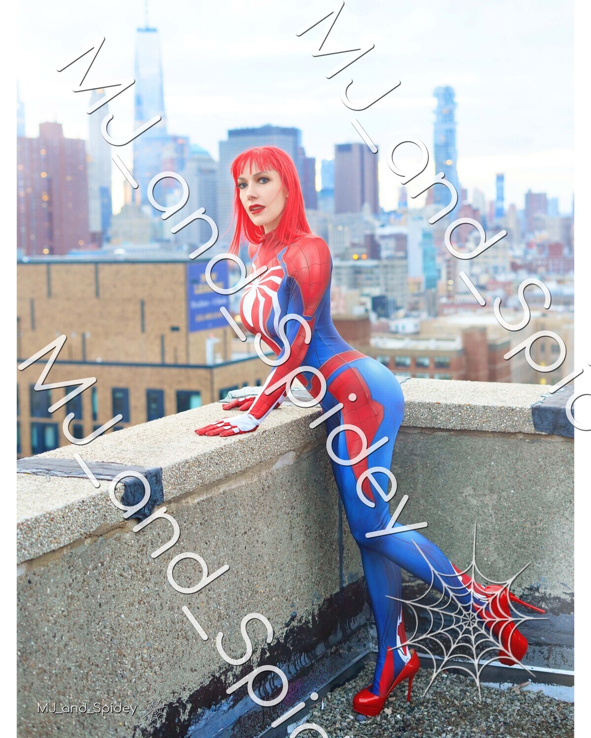 Marvel - Spider-Man - Mary Jane Watson - PS4 Insomniac Spider-Suit 4 - Digital Cosplay Image (@MJ_and_Spidey, MJ and Spidey, Comics)