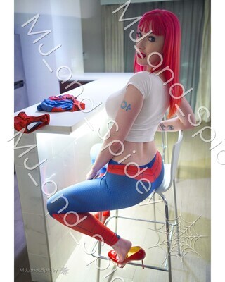 Marvel - Spider-Man - Mary Jane Watson - Leggings 1 - Cosplay Print (@MJ_and_Spidey, MJ and Spidey, Comics)