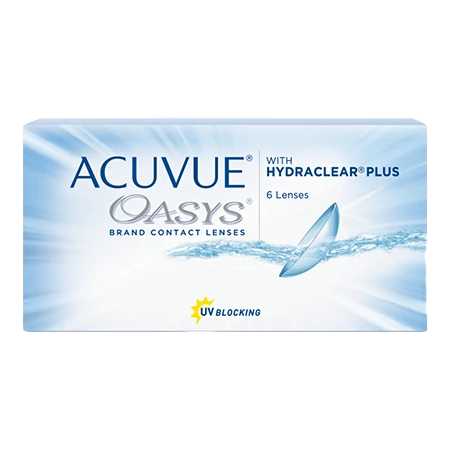 ACUVUE OASYS with HYDRACLEAR PLUS (6 ცალი)