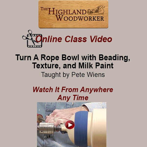 Turn A Rope Bowl with Beading, Texture, and Milk Paint