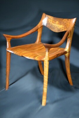 Sculptured Low Back Chair Plans by Charles Brock