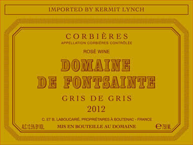 Domaine de Fontsainte Corbières “Gris de Gris” Rosé 2019